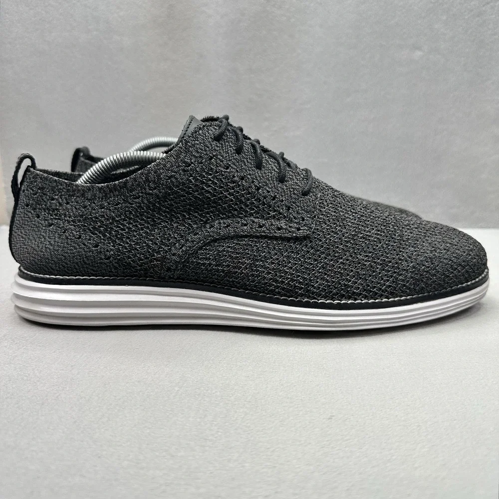Cole Haan OriginalGrand‎ Mens Size 11.5 (M) Oxford Black Stitchlite Knit Dress